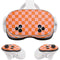 Orange Checkered Meta Quest 3S Skin