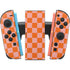 Orange Checkered Nintendo Switch 2 (2025) Joy-Con Controller Skin