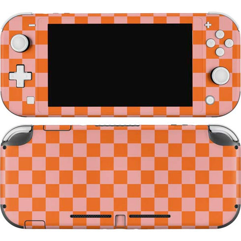 Orange Checkered Nintendo Skins