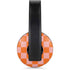 Orange Checkered PlayStation 4 Gold Wireless Headset Skin