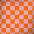 Orange Checkered PlayStation 4 Gold Wireless Headset Skin