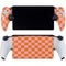 Orange Checkered PlayStation Portal Remote Player Skin