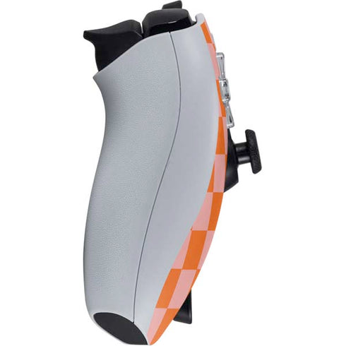 Orange Checkered PlayStation Portal Remote Player Skin