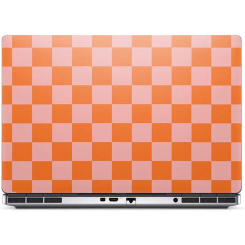 Orange Checkered Dell Precision Skin
