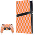 Orange Checkered PS5 Pro Bundle Skin