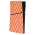 Orange Checkered PS5 Slim Digital Edition Console Skin
