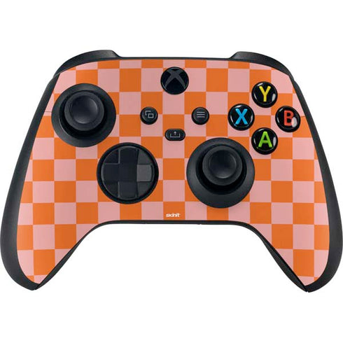 Orange Checkered XBox Series X Digital Edition Bundle Skin