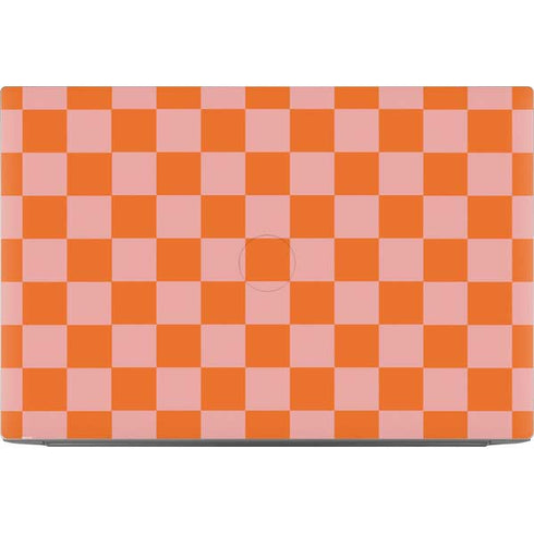 Orange Checkered Dell XPS Skin