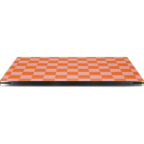 Orange Checkered Dell XPS Skin