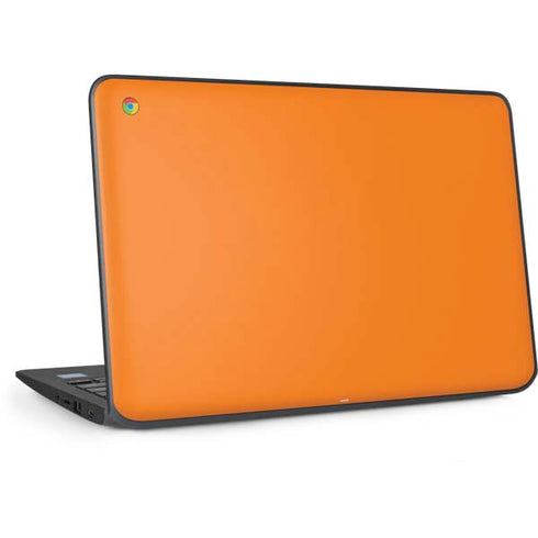 Orange HP Chromebook Skin