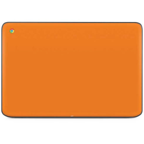 Orange HP Chromebook Skin