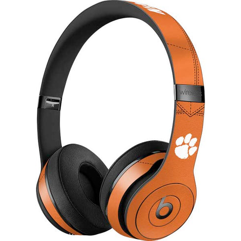 Clemson University Orange Jersey Beats Solo 3 Wireless Skin