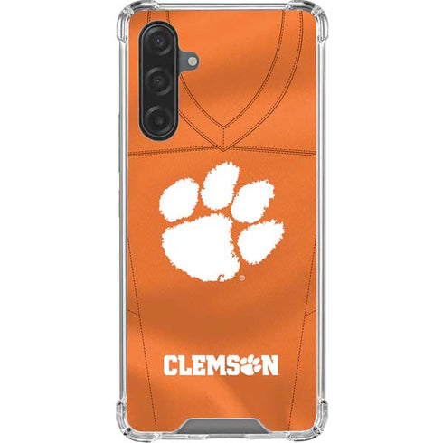Clemson University Orange Jersey Galaxy A17 Clear Case