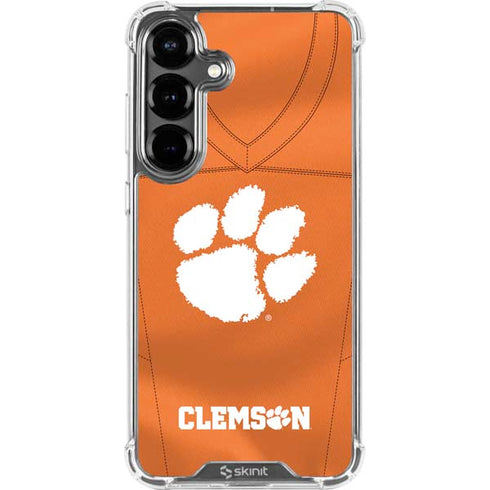 Clemson University Orange Jersey Galaxy S26 Plus Clear Case