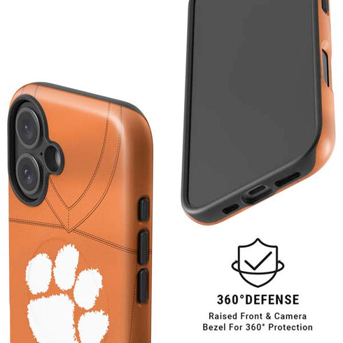 Clemson University Orange Jersey iPhone 16 Plus Magsafe Impact Case