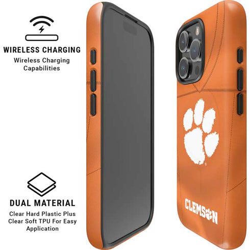 Clemson University Orange Jersey iPhone 16 Pro Max Magsafe Impact Case