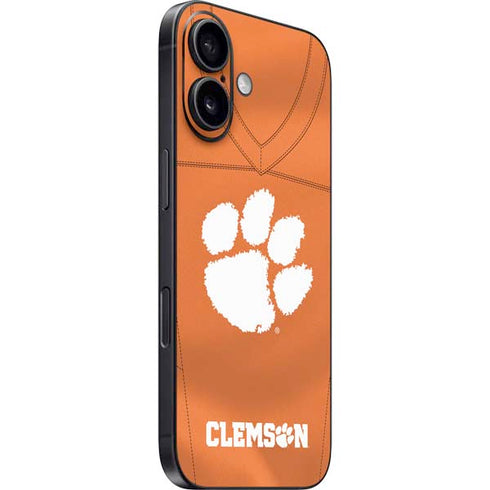 Clemson University Orange Jersey iPhone 16 Skin