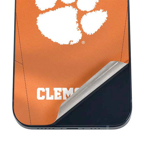 Clemson University Orange Jersey iPhone 16 Skin