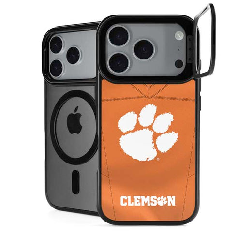 Clemson University Orange Jersey iPhone 18 Pro Kickstand Case