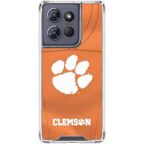 Clemson University Orange Jersey Moto G Stylus 5G (2025) Clear Case