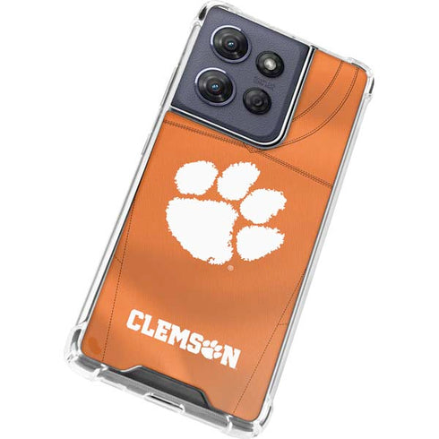Clemson University Orange Jersey Moto G Stylus 5G (2025) Clear Case