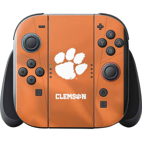 Clemson University Orange Jersey Nintendo Switch 2 (2025) with Joy-Con Skin