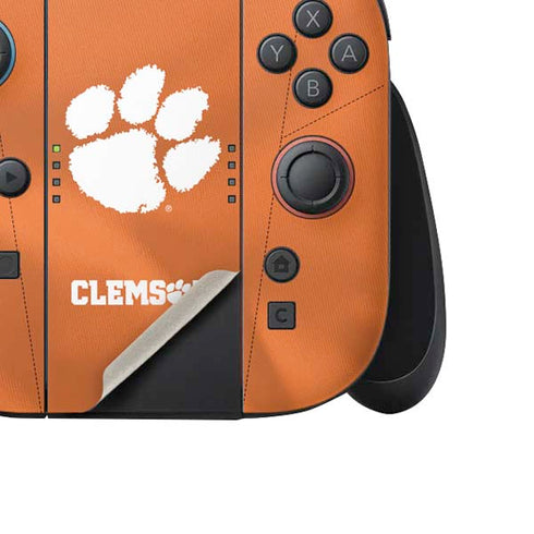 Clemson University Orange Jersey Nintendo Switch 2 (2025) Joy-Con Controller Skin