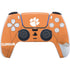 Clemson University Orange Jersey PS5 Pro Disk Bundle Skin