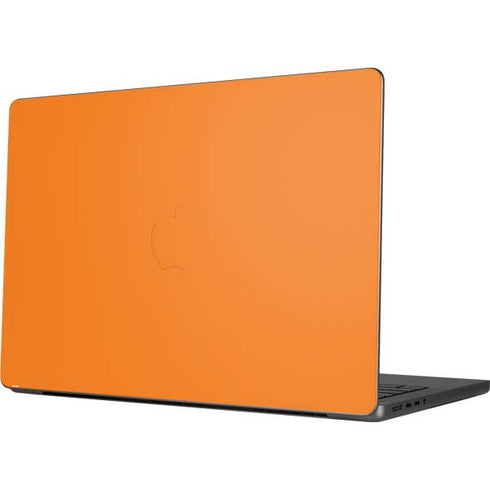 Orange Apple MacBook Pro 14-inch Skin