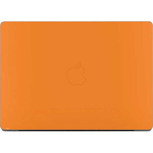 Orange Apple MacBook Pro 14-inch Skin