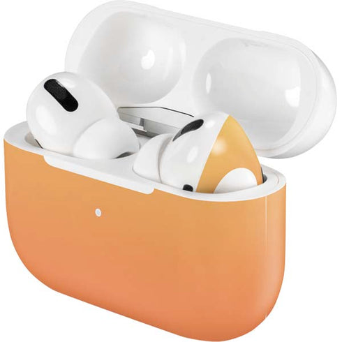 Orange Ombre AirPods Skins