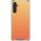 Orange Ombre Galaxy A17 Clear Case