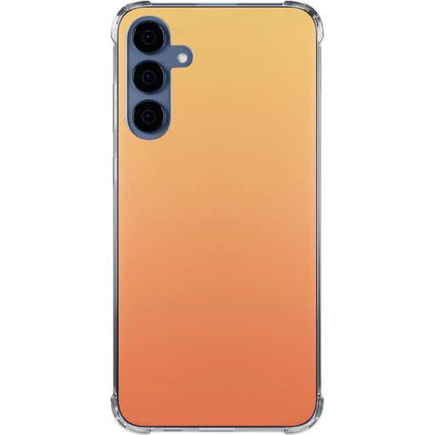Orange Ombre Galaxy A55 5G Clear Case