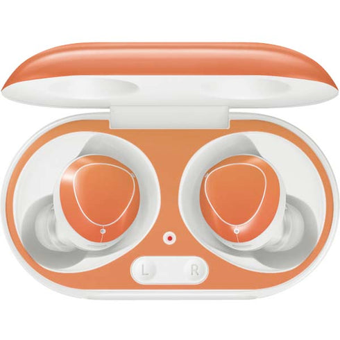 Orange Ombre Galaxy Buds Plus Skin
