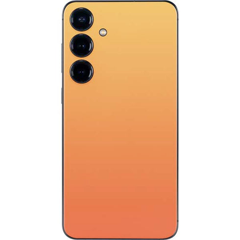 Orange Ombre Galaxy S25 Skin