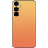 Orange Ombre Galaxy S25 Skin