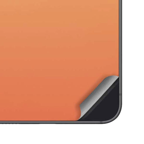 Orange Ombre Galaxy S25 Skin