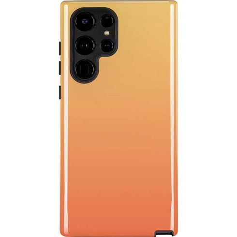 Orange Ombre Galaxy Cases