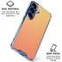 Orange Ombre Galaxy S25 Plus Clear Case
