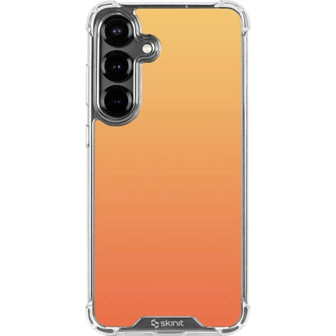 Orange Ombre Galaxy S26 Clear Case