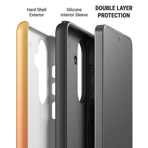 Orange Ombre Galaxy S26 Impact Case