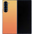 Orange Ombre Galaxy Z Fold6 Skin