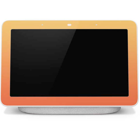 Orange Ombre Google Home Hub Skin