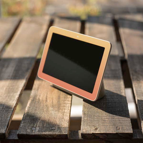 Orange Ombre Google Home Hub Skin