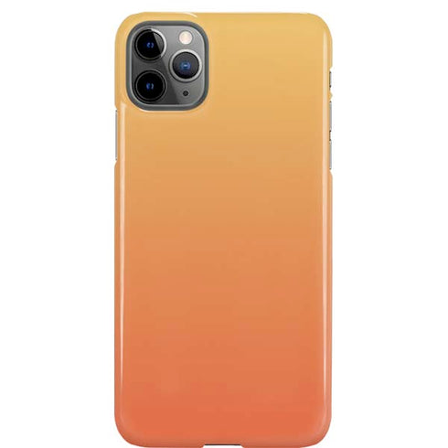 Orange Ombre iPhone Cases