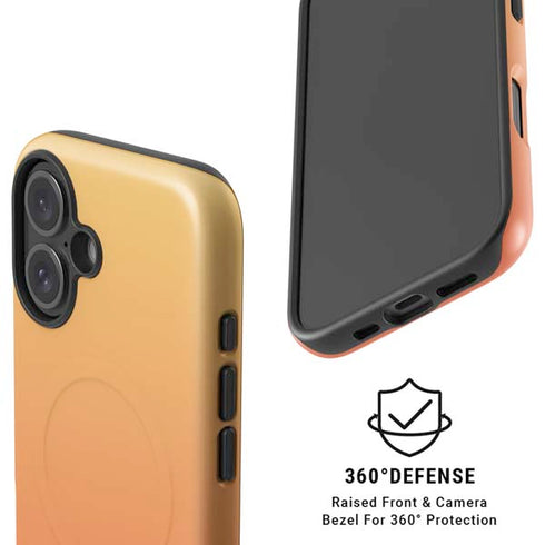 Orange Ombre iPhone 16 Plus Magsafe Impact Case