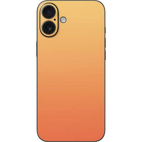 Orange Ombre iPhone 16 Plus Skin