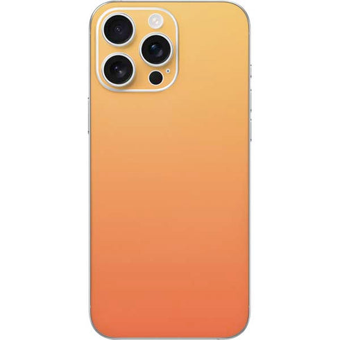 Orange Ombre iPhone 16 Pro Max Skin