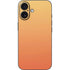 Orange Ombre iPhone 16 Skin