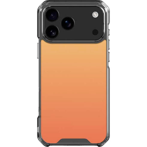 Orange Ombre iPhone 18 Pro Max Clear Case